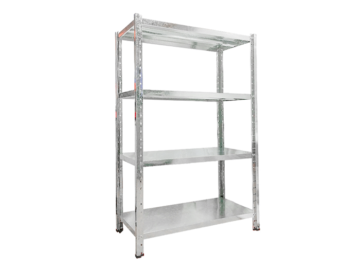4 Tier light duty galvanized angle iron shelving Unracking
